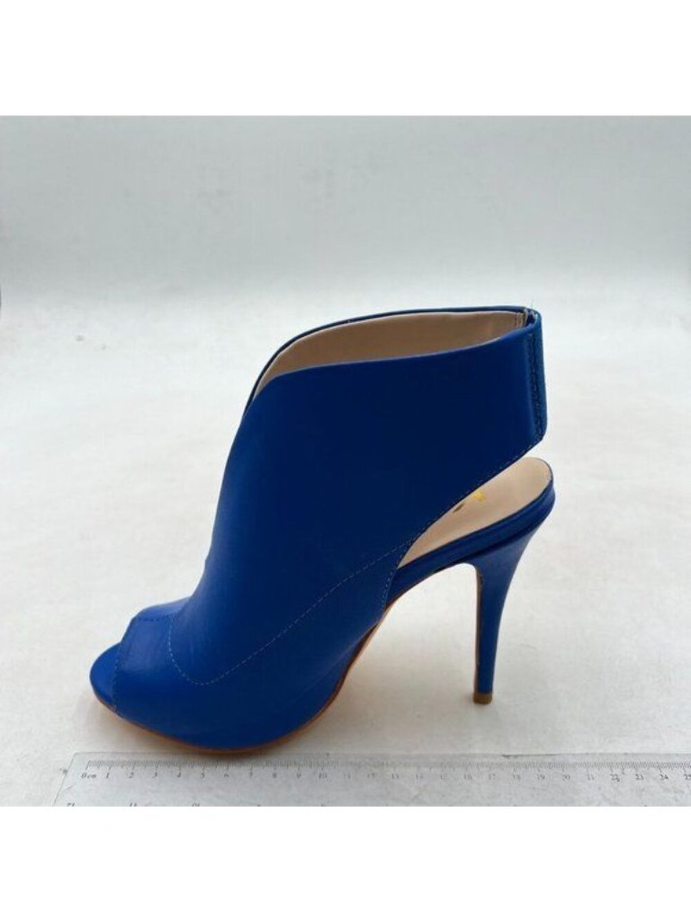 YDN Women's Chic Slingback Peep Toe Stiletto High Heel Sandals Ankle Boots Blue - Picture 2 of 8